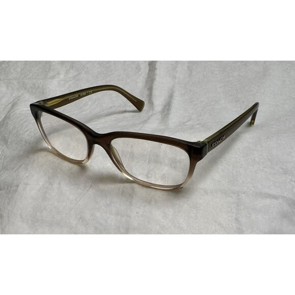 Coach Eyeglasses HC 6089‎ 5400 Olive Brown  51-16-135; FRAMES ONLY - Picture 1 of 8